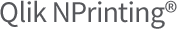 Qlik NPrinting Qlik NPrinting